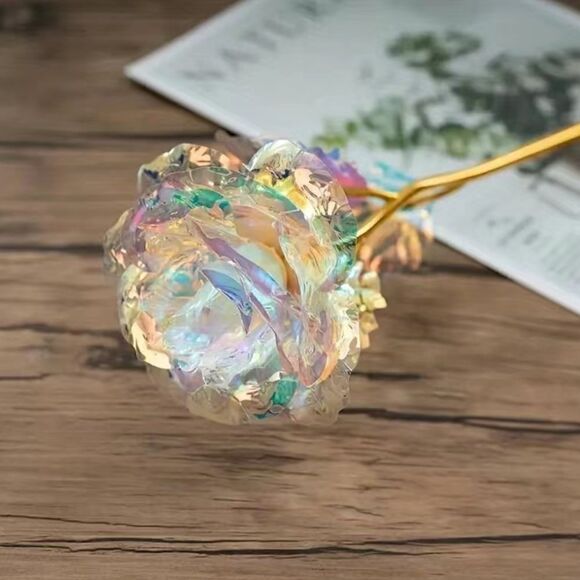 1pc Immortal Golden Roses, A Perfect Gift For Your Love - Picture 8 of 10